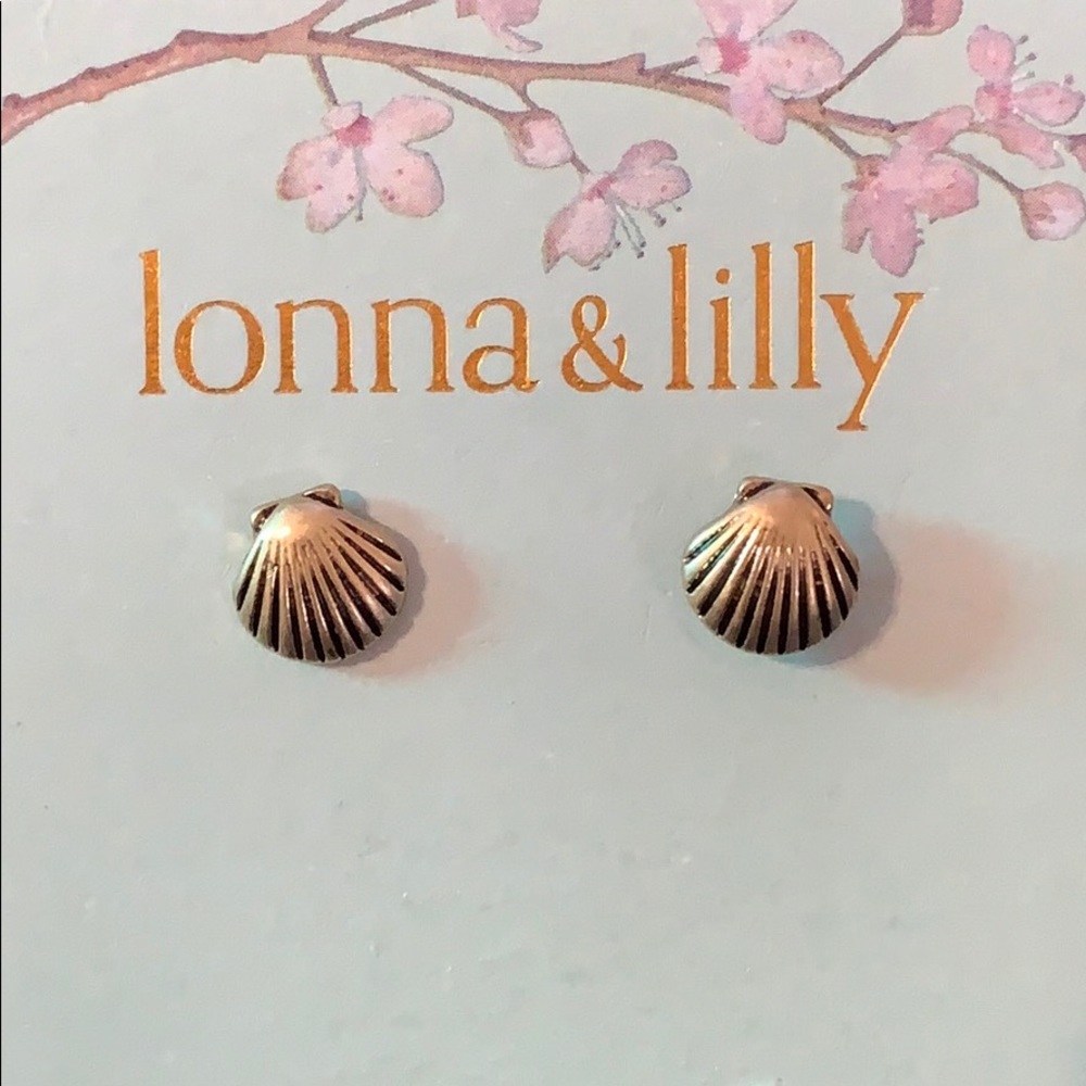 Lonna & Lilly Sea Shell Studs